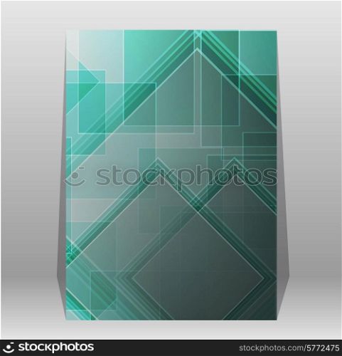 Abstract Modern Blue Vector Flyer for You