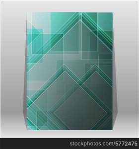 Abstract Modern Blue Vector Flyer for You