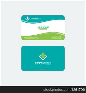 Abstract modern business card template design Name Card
