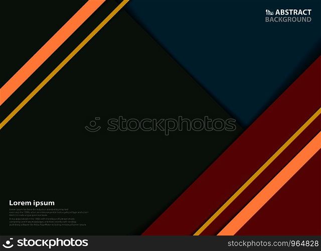 Abstract modern colorful pattern template with shadow background. You can use for design template of trendy artwork. illustration vector eps10
