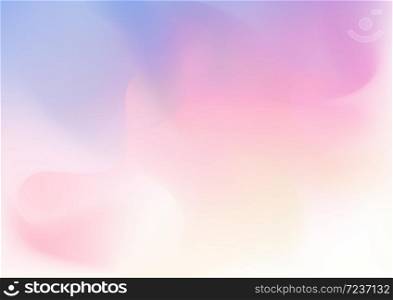 Abstract modern fluid shape gradient smooth blend purple pink creative dynamic light effect background. Vector illustration