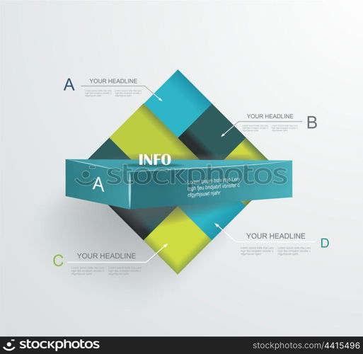 Abstract modern frame for business futuristic design.