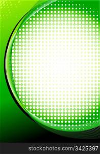 Abstract modern green background, vector illustration