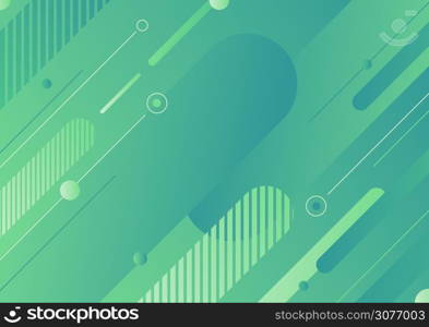 Abstract modern green color diagonal geometric rounded lines shapes background. You can use for design template for cover brochures, flyers, banners web, headers, book, poster, etc. Vector illustration