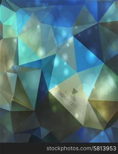 Abstract modern light background with polygon ?an be used for invitation, congratulation or website