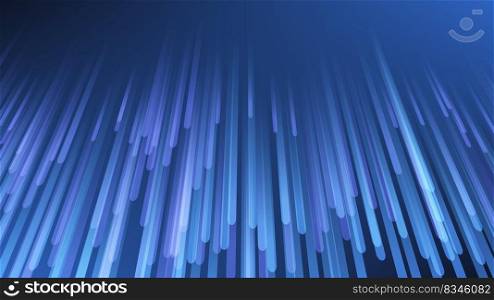 Abstract modern line background. blue neon light digital technology. vector art illustration 