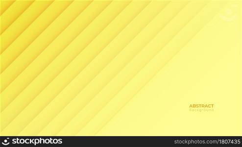 Abstract modern line background. Yellow pattern geometric texture. vector art illustration