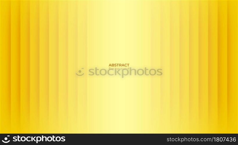 Abstract modern line background. Yellow pattern geometric texture. vector art illustration