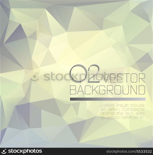 Abstract modern numbered background with polygons, can be used for website, info-graphics