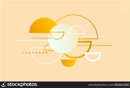Abstract modern Orange background gradient color