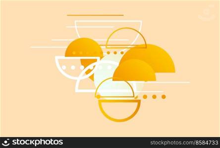 Abstract modern Orange background gradient color