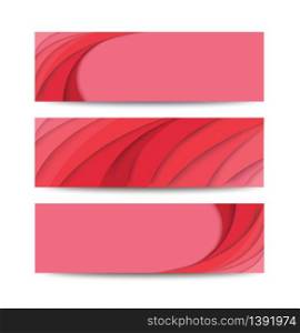 abstract modern pink curve background vector illustration EPS10