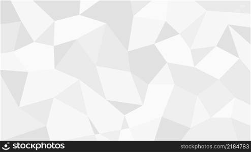 Abstract modern polygon background. White and grey geometric texture. vector art illustration
