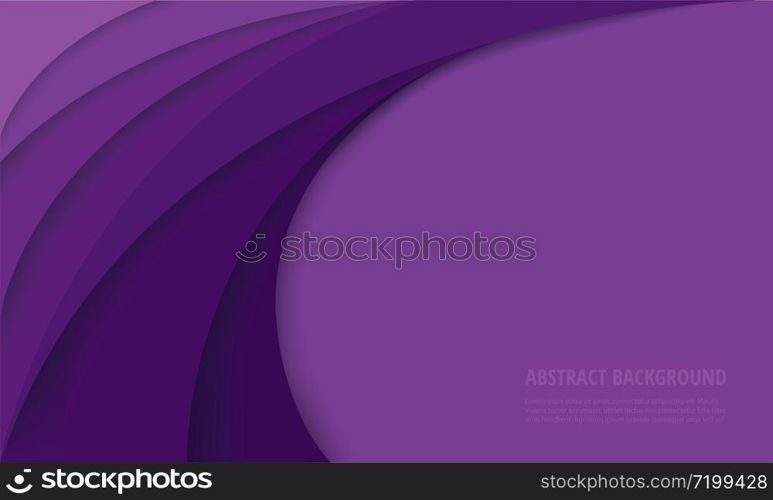 abstract modern purple curve background vector illustration EPS10