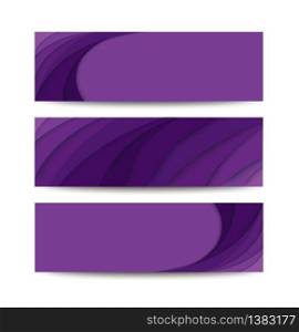 abstract modern purple curve template background vector illustration EPS10