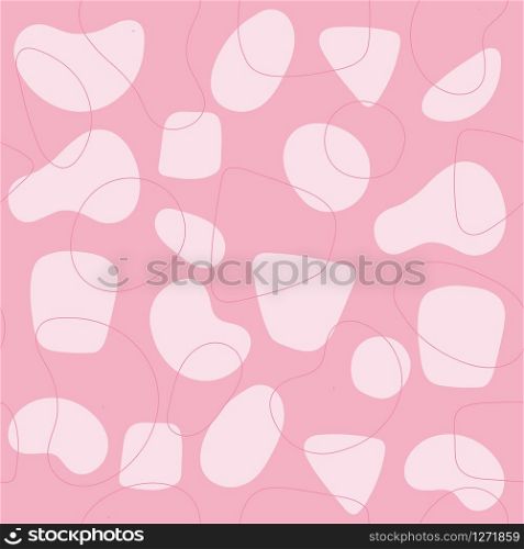 Abstract modern retro seamless background spots shapes and colors. Suitable for print, web, banner, poster, invitation, postcard. Inspirational background. 80&rsquo;s inspired design.