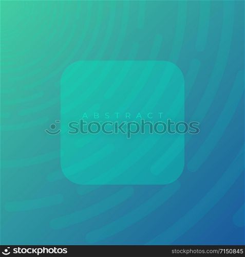 Abstract modern shape curve background blue color radial with space for your text. vector illustration