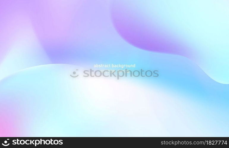 abstract modern shapes. colorful Pastel liquid. creative minimalist. postcard or brochure cover design. gradient background