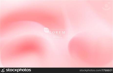 abstract modern shapes. red Pastel liquid. creative minimalist. postcard or brochure cover design. gradient background