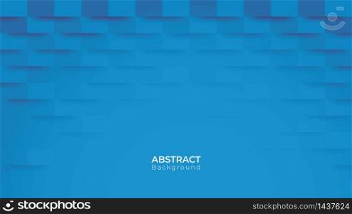 Abstract modern square background. blue geometric texture. vector illustration