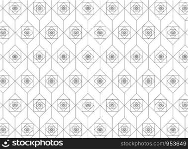 Abstract modern square geometric line pattern background. vector eps10
