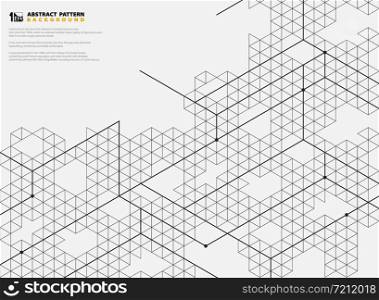 Abstract modern square line structures pattern design of geometric background. You can use for geometrical pattern cover, design artwork, ad, poster, print, leaflet. illustration vector eps10