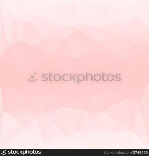 Abstract modern tender pink triangle background for your designs. Abstract modern pink triangle background for your designs