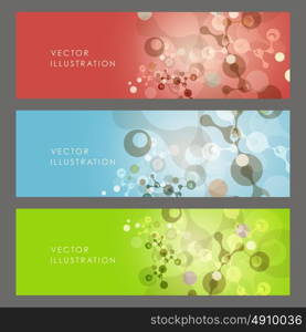 Abstract molecules design. Vector illustration. Abstract molecules design. Vector illustration.