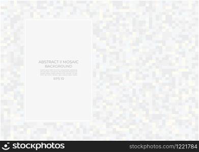 Abstract mosaic art background monochrome style with space for your text. vector illustration.