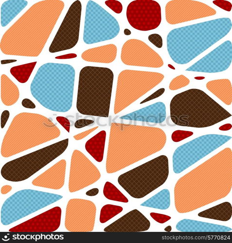 Abstract mosaic background in the shape of a square.