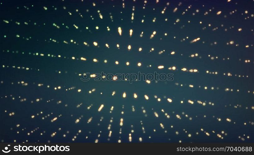 Abstract Mosaic. Glowing Background. Futuristic Vector Illustration. Dot Glowing Background. Techno Concept Abstract Space. Digital Wallpaper.