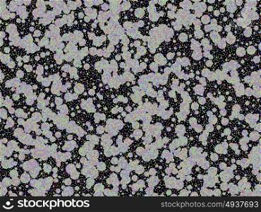 abstract mosaic, vector. Abstract background, stipple effect. Mosaic abstract composition. Rhythmic colorful circles. Decorative shapes. Grey background.