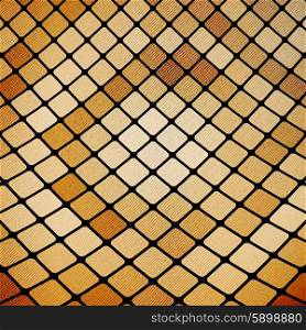 Abstract mosaic, wooden design background vector illustration.