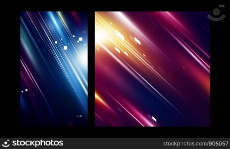 Abstract motion color background Speed technology vector illustration