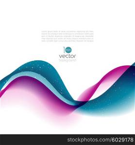 Abstract motion wave illustration. Abstract motion smooth color wave vector. Curve pink and blue lines