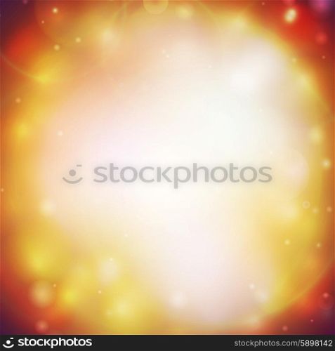 Abstract multicolored defocused lights background vector illustration.. Abstract multicolored defocused lights background vector illustration