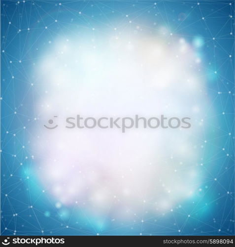 Abstract multicolored defocused lights background vector illustration, background for communication.