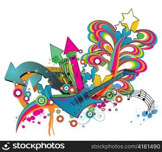 abstract music background