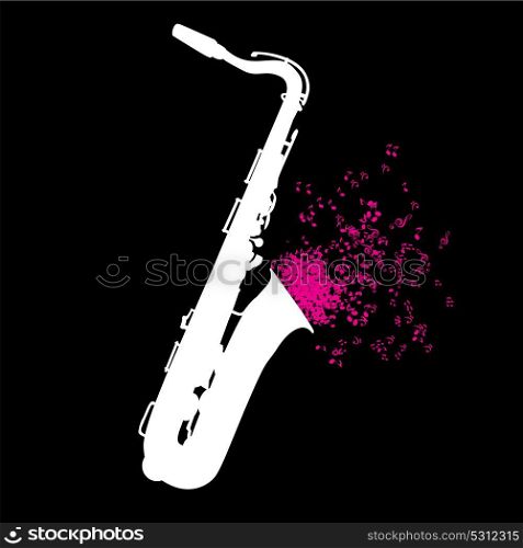 Abstract music background vector illustration for your design
