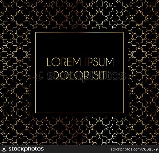 Abstract muslim pattern background. Vector Illustration EPS10. Abstract muslim pattern background. Vector Illustration