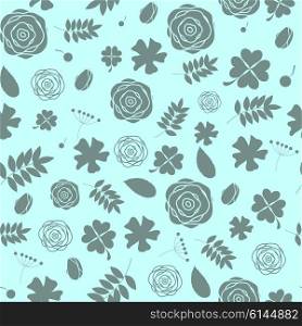 Abstract Natural Flower Seamless Pattern Background Vector Illustration EPS10. Abstract Natural Flower Seamless Pattern Background Vector Illus