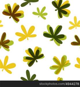 Abstract Natural Leaves Seamless Pattern Background Vector Illustration EPS10. Abstract Natural Leaves Seamless Pattern Background Vector Illus