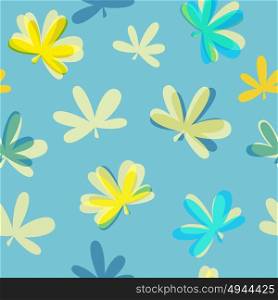 Abstract Natural Leaves Seamless Pattern Background Vector Illustration EPS10. Abstract Natural Leaves Seamless Pattern Background Vector Illus