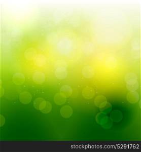 Abstract natural light background vector illustration