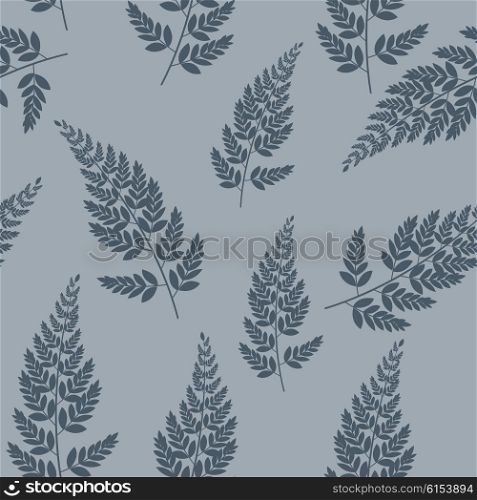 Abstract Natural Spring Seamless Pattern Background with Leaves. Vector Illustration EPS10. Abstract Natural Spring Seamless Pattern Background with Leaves.