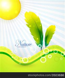 Abstract nature background tree