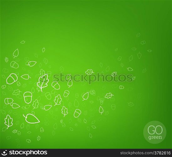 Abstract nature fly background. Vector illustration.
