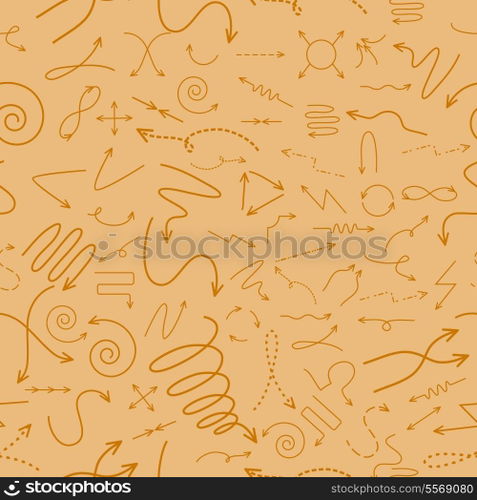 Abstract navigation arrows pattern background vector illustration