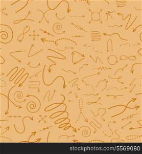 Abstract navigation arrows pattern background vector illustration