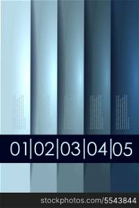 abstract number line background. Modern, clean, design template, can be used for info-graphics, numbered banners, graphic or website layout vector